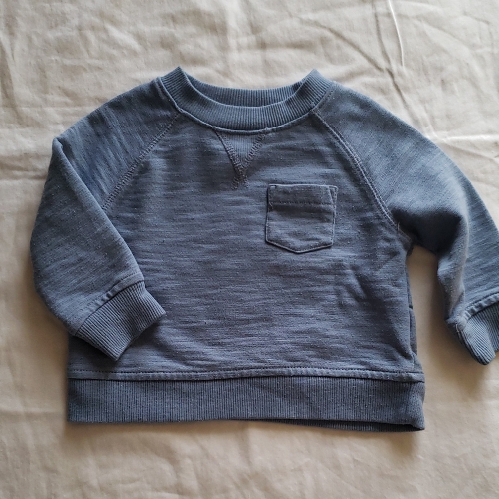 Janie and Jack Classic Blue Kids Sweatshirt